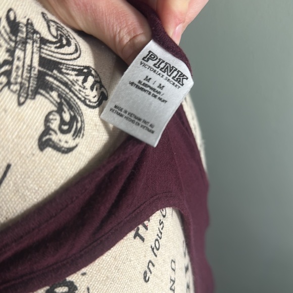 Pink Victoria Secret Racerback Tank Top - Picture 5 of 7